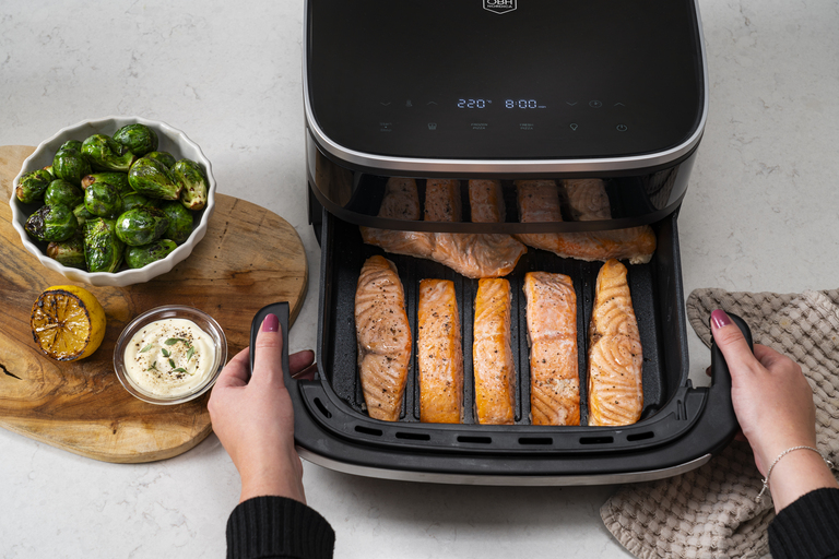 Hvor meget strøm bruger en air fryer i forhold til en ovn?