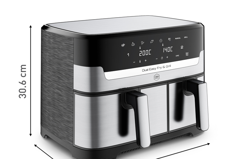 Hvor stor en air fryer har man brug for?