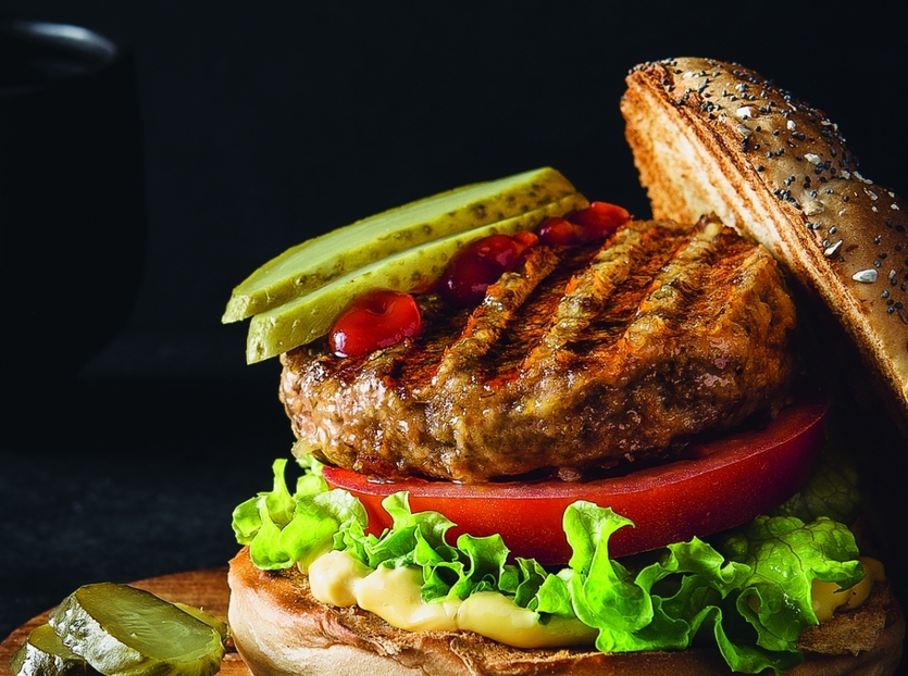 Saftige grillede hamburgere