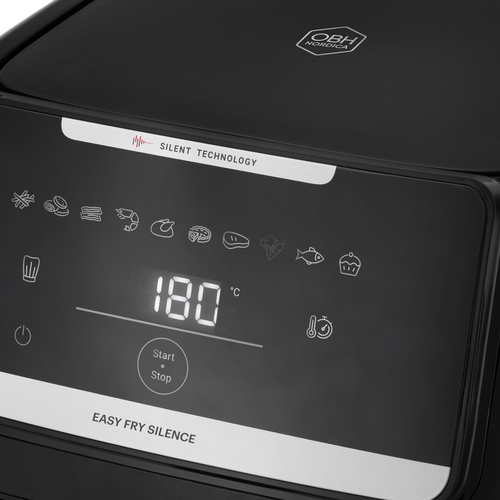 Easy Fry Silence Vision 7 l Sort – Air fryer