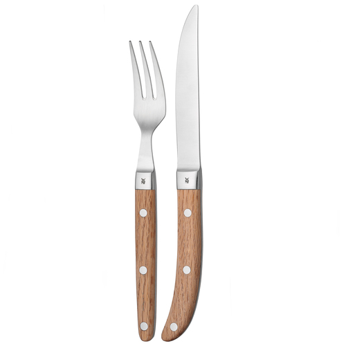 Ranch grillbestiksæt 12 stk, i egetræ, rustfrit stål Cromargan® 