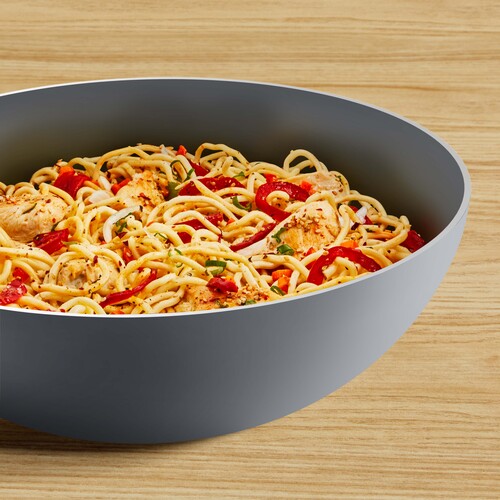 Halo Wokpande 28 cm, Grå