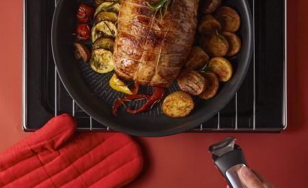 Stegepander med aftageligt håndtag