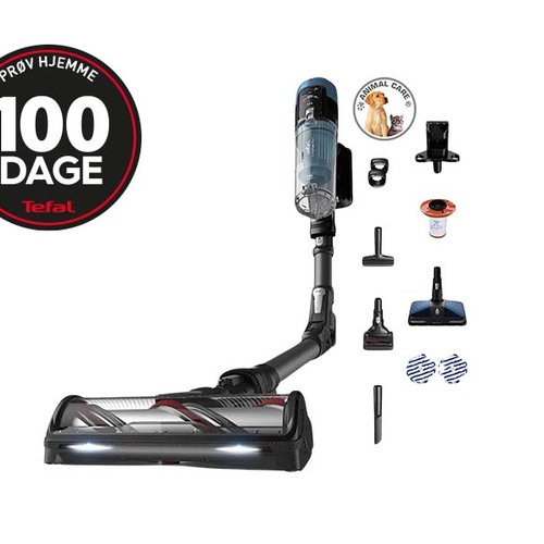 X-Force 14.80 Flex Animal Aqua, Stangstøvsuger med Aerospin mundstykke