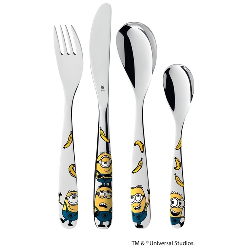 Minions børnebestiksæt 6 dele, rustfrit stål