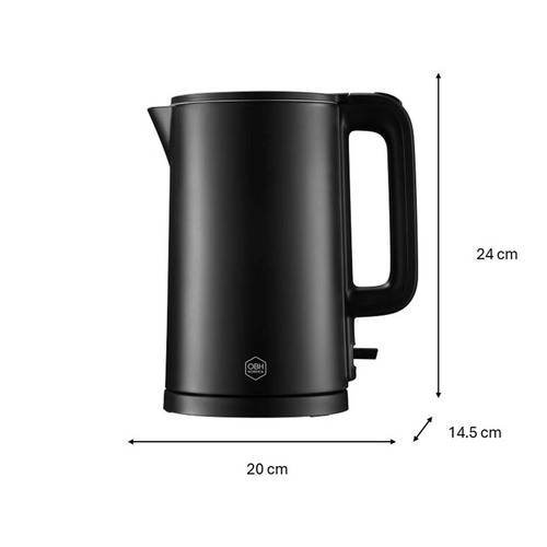Thermo Protect-elkedel sort 1,5L