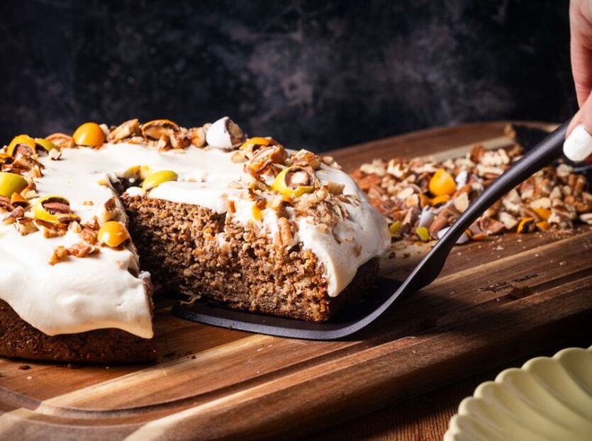 Glutenfri gulerodskage -