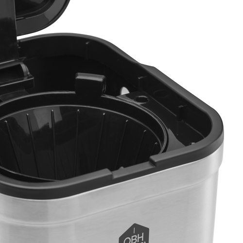 Coffee Prio Lille Kaffemaskine Sort/Sølv 6 kopper 
