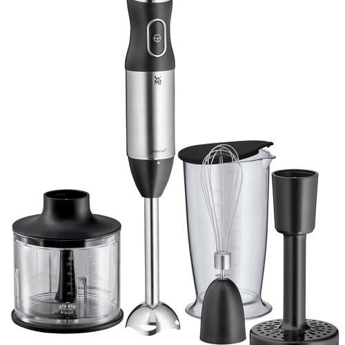 Kult X stavblender, sæt med 4 tilbehør, 600 W,sort/rustfritstål 