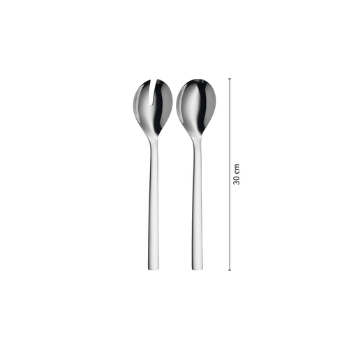 Nuova salatbestik 30 cm – 2 dele, rustfrit stål Cromargan® 