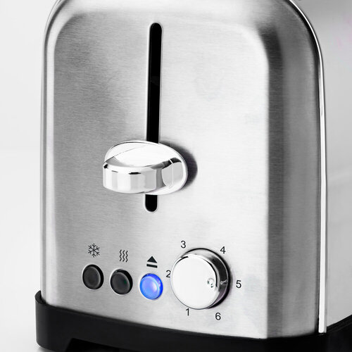Metropolitan Brødrister 4 Brødskiver Rustfrit Stål 