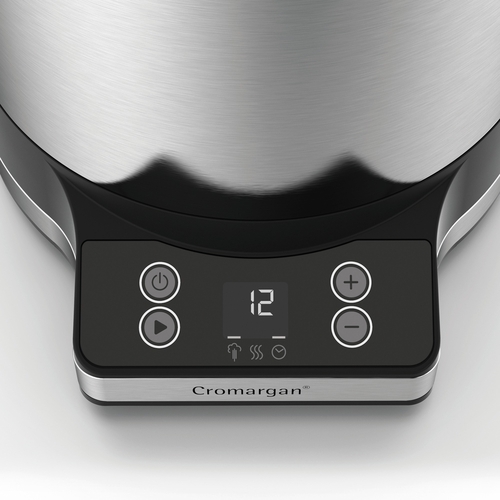 KitchenMinis riskoger med non-stick, varmeholdning og timer 