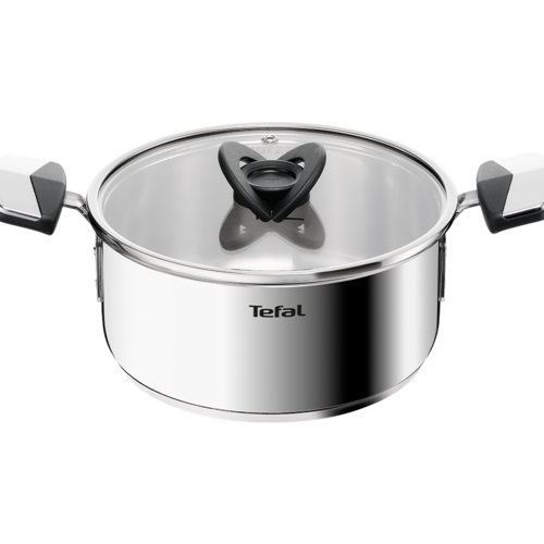 Gryde 20 cm/2,7L. med låg, Rustfrit Stål Ubelagt Emotion Plus SS 
