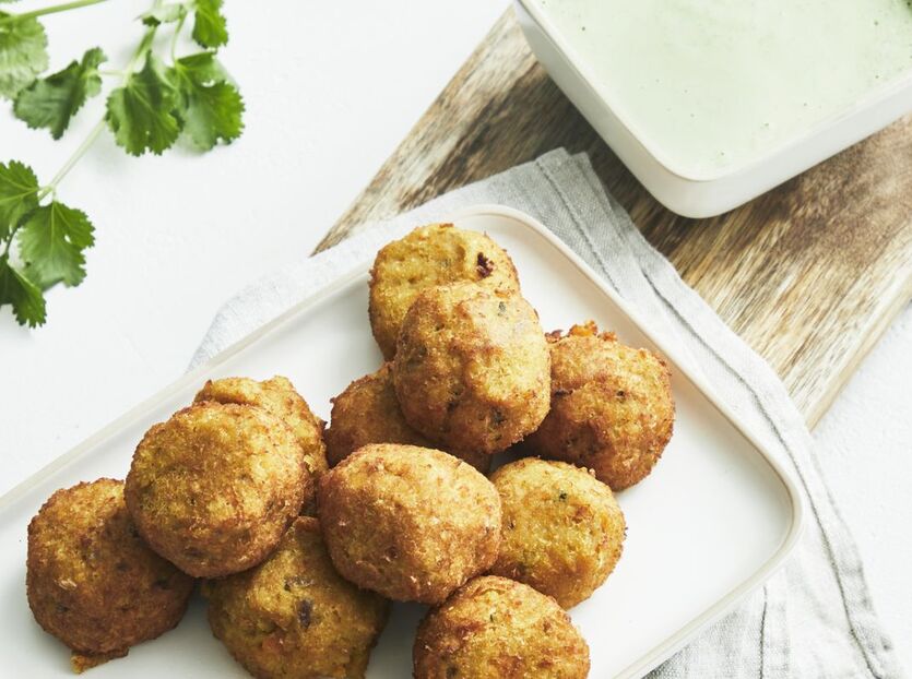Glutenfri falafel af røde linser