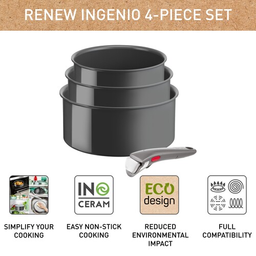 Ingenio Renew Grydesæt 4 dele
