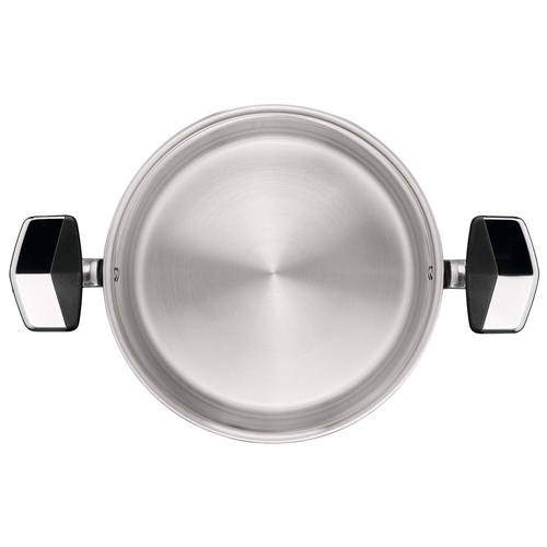 Pastagryde 22 cm/6,6 l. med låg, Rustfrit Stål Ubelagt, Emotion Plus SS 