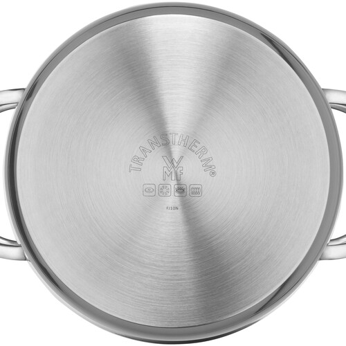 Mini gryde 16 cm /1,5L med dampindsats + låg, rustfrit stål 