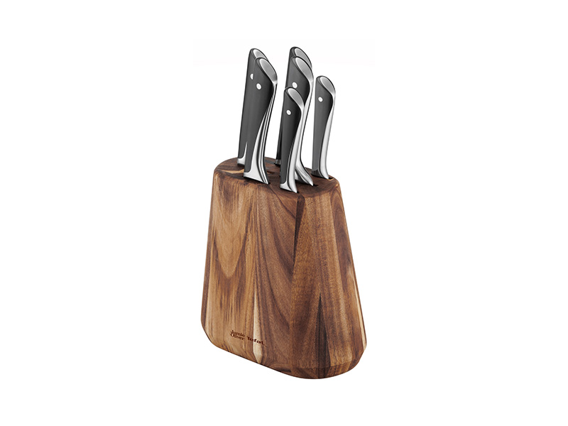 Jamie Oliver Knife set 6pcs Chef 15cm + Paring 9cm + Utility 12cm + Santoku 16,5cm + 20cm + Slicing 20cm | Nordica