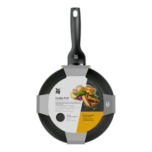 CeraDur Profi, stegepande 24 cm, keramisk non-stick, med stålbund 