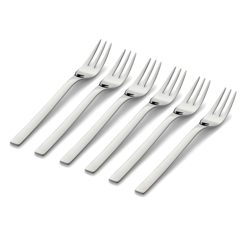 Nuova kagegaffel-sæt – 6 stk. (16 cm) rustfrit stål Cromargan® 