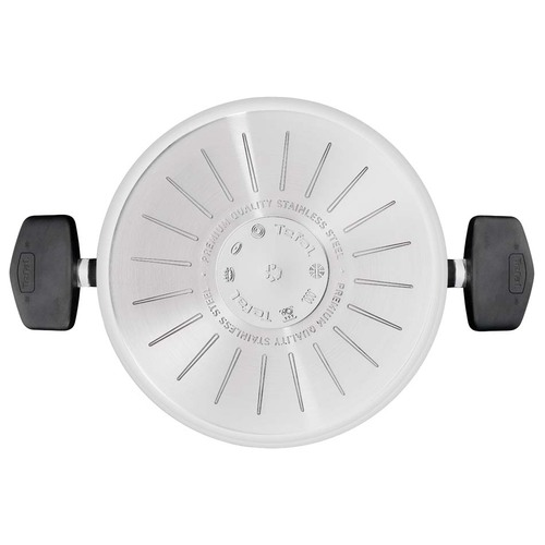 Pastagryde 22 cm/6,6 l. med låg, Rustfrit Stål Ubelagt, Emotion Plus SS 