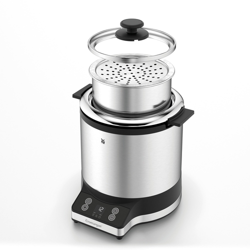 KitchenMinis riskoger med non-stick, varmeholdning og timer 