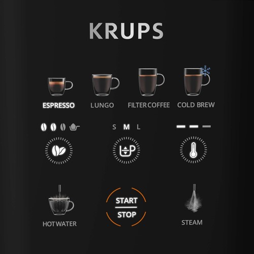 Coffee Crush Experience Chrome, Kaffemaskine