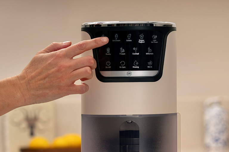 Glat berøringsskærm med 9 forskellige programmer -