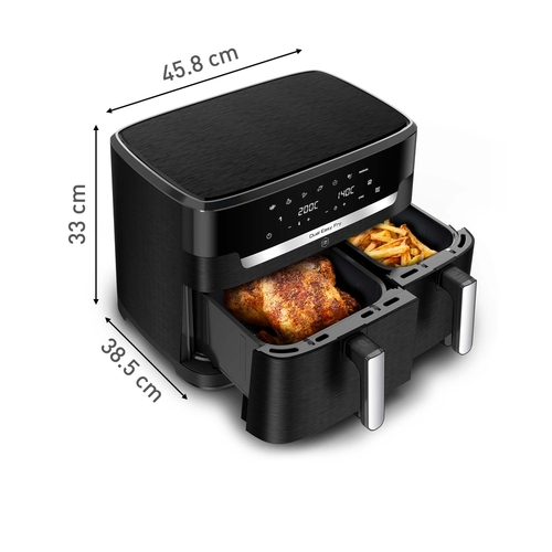 XXL Dual Easy Fry 11 L Sort - Air fryer 