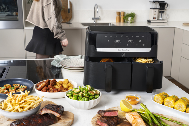 Hvad er bedst: air fryer med 1 eller 2 skuffer? 