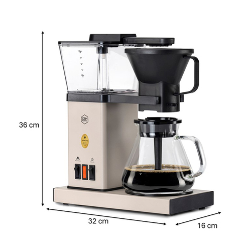 Blooming Prime Sand Kaffemaskine Beige 10 kopper 
