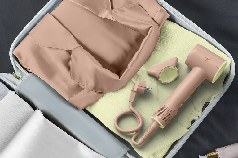 Med en vægt på kun 350 g er Blumia føntørrer utrolig let at håndtere. 