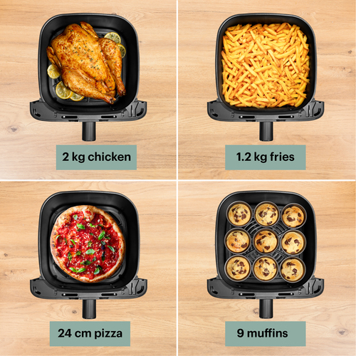 Easy Fry Mega 7,5 L Sort - Air fryer