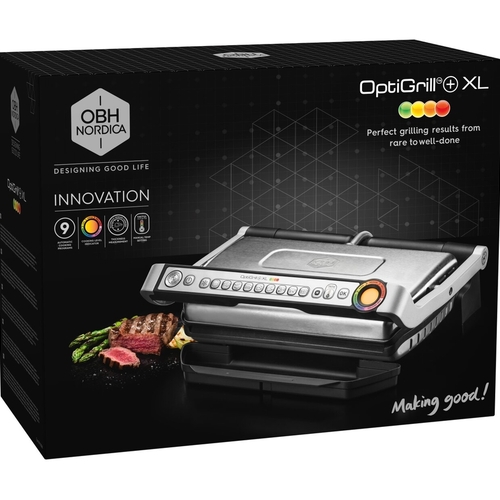 Optigrill XL Bordgrill Rustfrit Stål 9 Programmer 