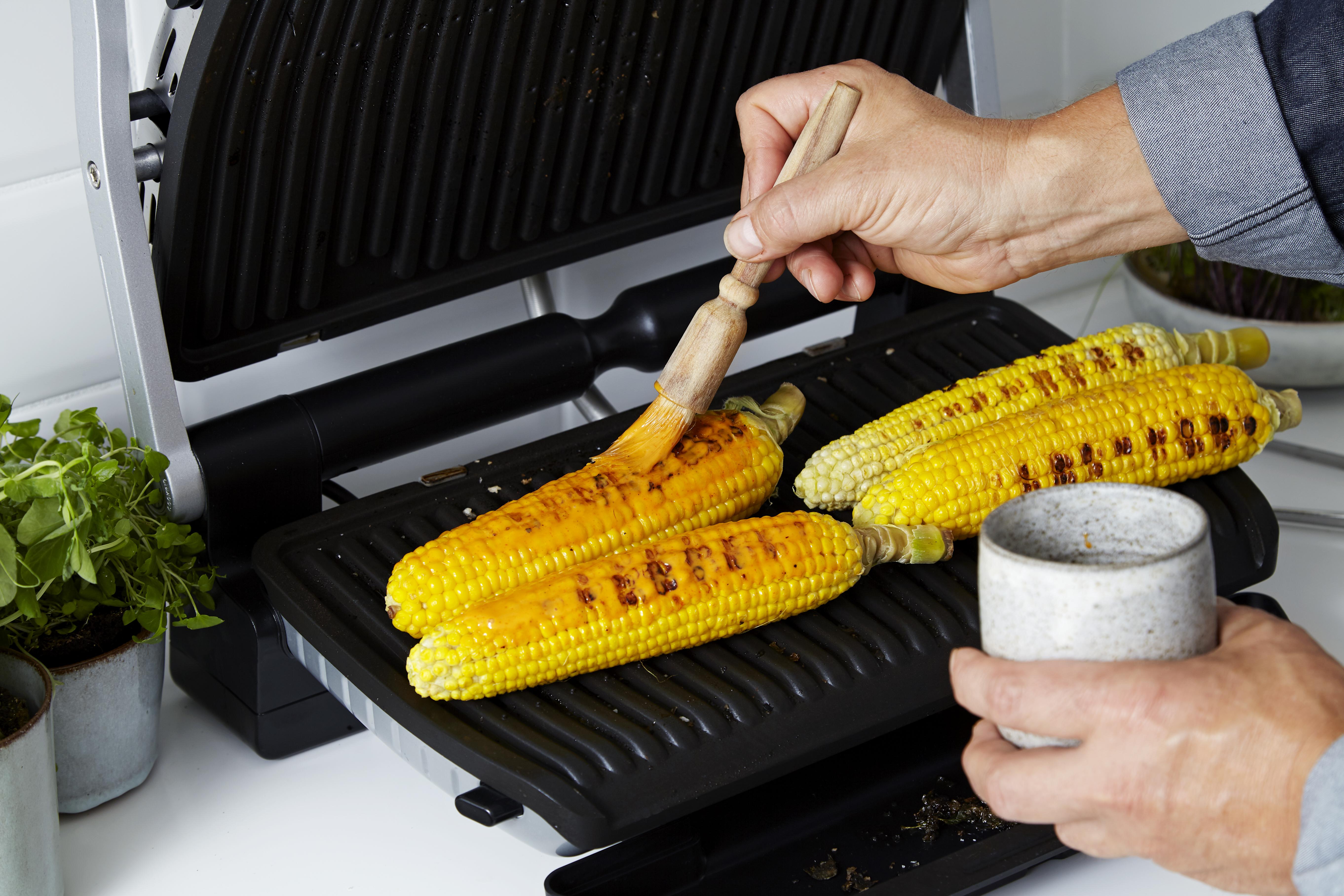 Optigrill XL Bordgrill Rustfrit Stål - 9 automatiske tilberedningsprogrammer