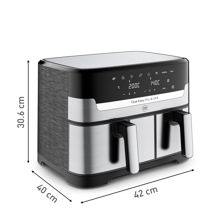 Hvor stor en air fryer har man brug for?
