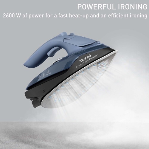 Freemove Power Blue dampstrygejern, ledningsfrit