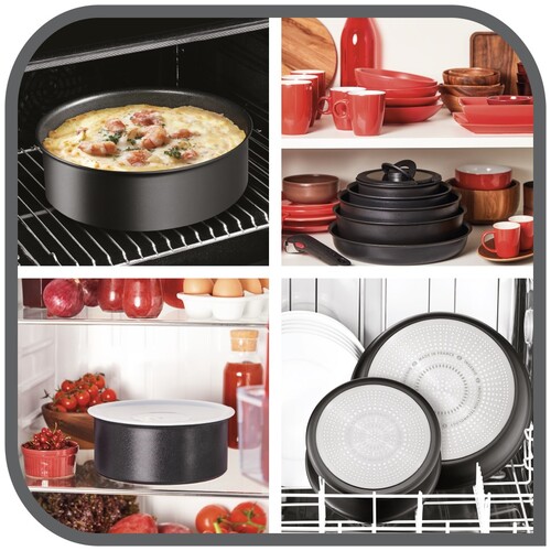 Ingenio Eco resist Kasserolle 16 cm/1,7 l Sort 