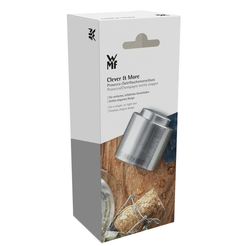 Clever & More  champagneforsegler i rustfrit stål Cromargan® 
