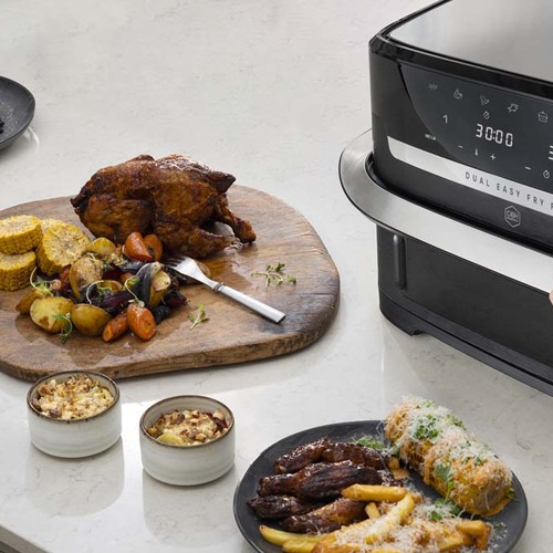 Flex Dual Easy Fry 9 l Sort – Air fryer
