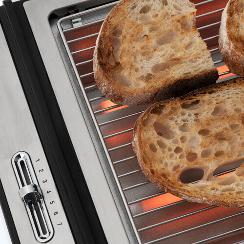 Centric Flad Brødrister Rustfrit Stål 