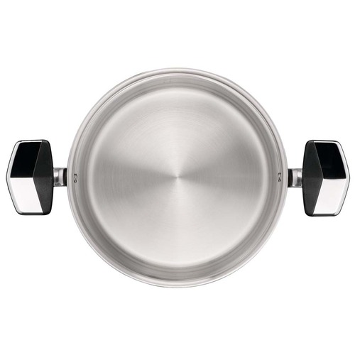 Pastagryde 22 cm/6,6 l. med låg, Rustfrit Stål Ubelagt, Emotion Plus SS 