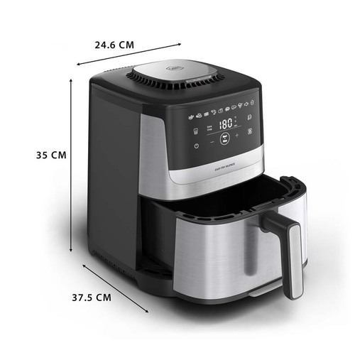 Easy Fry Silence-air fryer 5 l rustfrit stål 