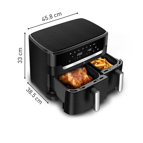 XXL Dual Easy Fry 11 L Sort - Air fryer 
