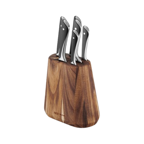 Jamie Oliver Knife set 6pcs Chef 15cm + Paring 9cm + Utility 12cm + Santoku 16,5cm + Bread 20cm + Slicing 20cm
