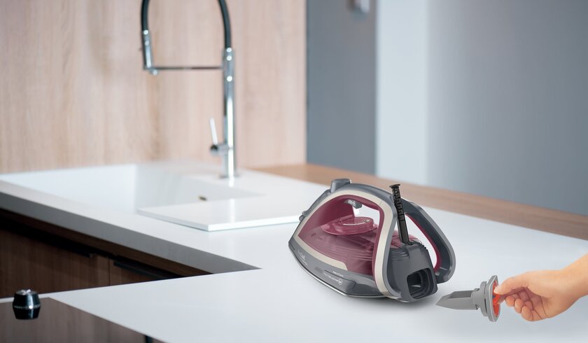 Nem afkalkning af strygejernet