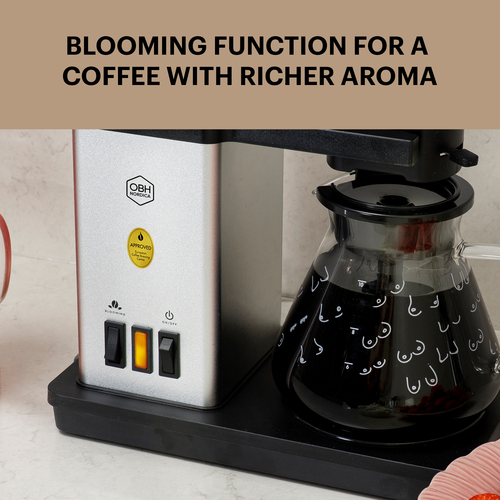 Blooming Kaffemaskine Sølv - Special Edition