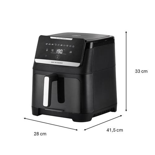 Easy Fry Silence Vision 7 l Sort – Air fryer