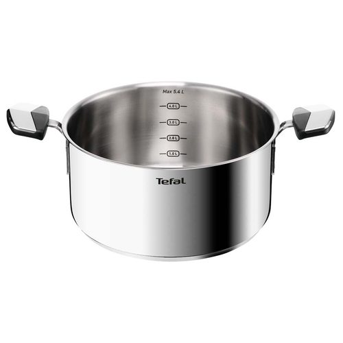 Gryde 24 cm/5,4L. med låg, Rustfrit Stål Ubelagt, Emotion Plus SS