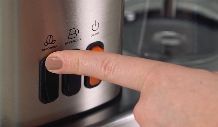 Tryk på Blooming-knappen